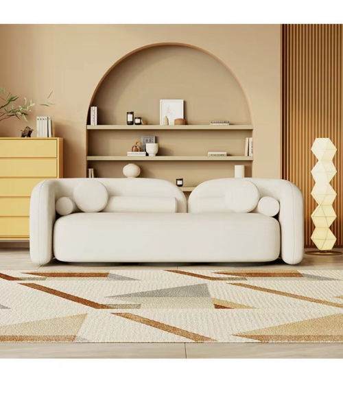 LuneluX_Home™ Sculptura Cloud Curved Sofa