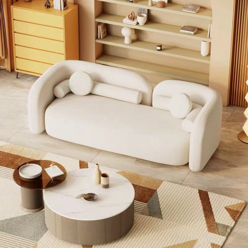 LuneluX_Home™ Sculptura Cloud Curved Sofa
