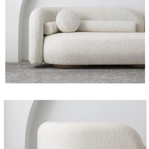 LuneluX_Home™ Sculptura Cloud Curved Sofa