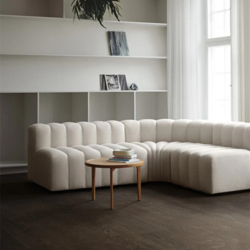 LuneluX_Home™ Sculptura Cloud Curved Sofa